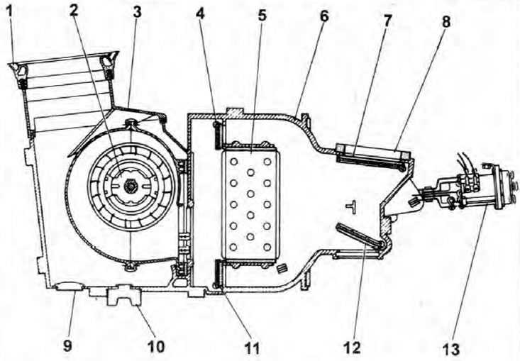 Замена мотора печки lada 2123 (ваз 2123) - avtozam
