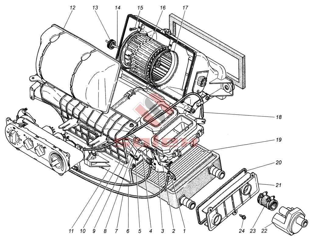 Замена мотора печки lada 2123 (ваз 2123)